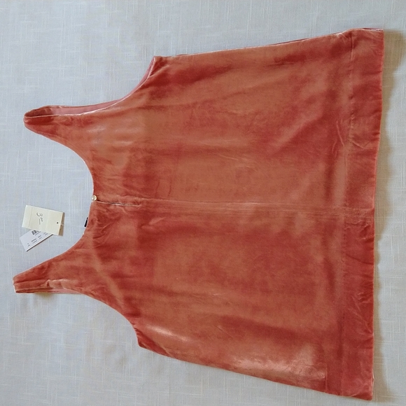 J.crew Copper Velvet Tank Top Size Small - Picture 10 of 12